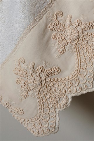 Royal Nazik Tual Banyo Havlu Bej 90x150 Cm