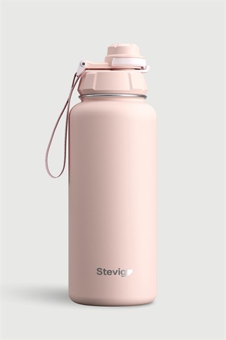 Stevig 1 Hand Leak-Proof Sızdırmaz Çelik Termos Icy Pink 1000 ml