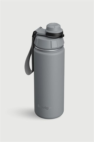 Stevig 1 Hand Leak-Proof Sızdırmaz Çelik Termos Grey 500 ml
