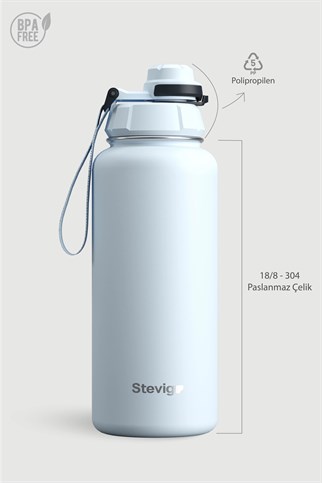 Stevig 1 Hand Leak-Proof Sızdırmaz Çelik Termos Ice Melt 1000 ml