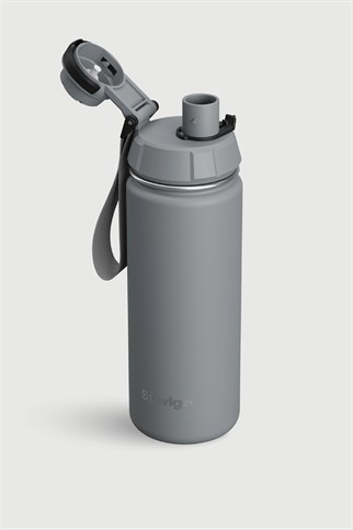 Stevig 1 Hand Leak-Proof Sızdırmaz Çelik Termos Grey 500 ml