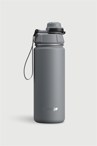 Stevig 1 Hand Leak-Proof Sızdırmaz Çelik Termos Grey 500 ml