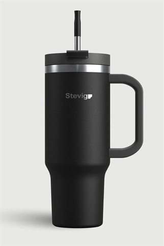Stevig 2 Moods Tuck-In Tumbler Sızdırmaz Çelik Termos Black 900 ml