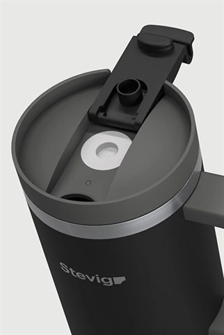 Stevig 2 Moods Tuck-In Tumbler Sızdırmaz Çelik Termos Black 900 ml