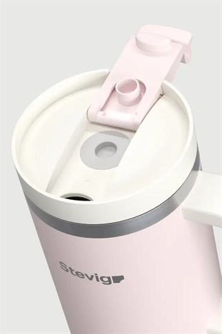 Stevig 2 Moods Tuck-In Tumbler Sızdırmaz Çelik Termos Petal Pink 900 ml