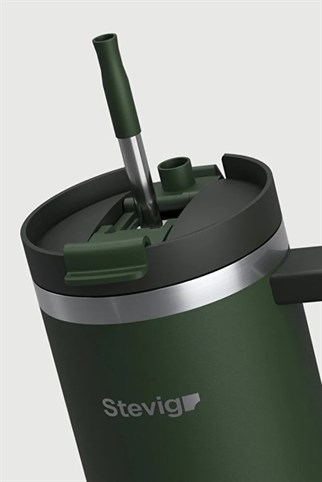Stevig 2 Moods Tuck-In Tumbler Sızdırmaz Çelik Termos Green 900 ml