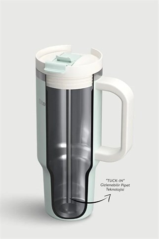 Stevig 2 Moods Tuck-In Tumbler Sızdırmaz Çelik Termos Sprout Green 900 ml