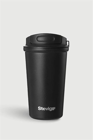 Stevig 4 Work Flip Open Coffee Mug Çelik Termos 400 ml