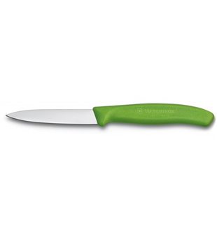 Victorinox SwissClassic Soyma Bıçak Düz Ağız Yeşil 8 Cm