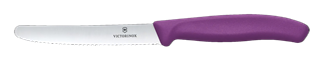 Victorinox SwissClassic Domates & Sosis Bıçak Mor 11 Cm