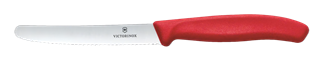 Victorinox SwissClassic Domates & Sosis Bıçak Kırmızı 11 Cm