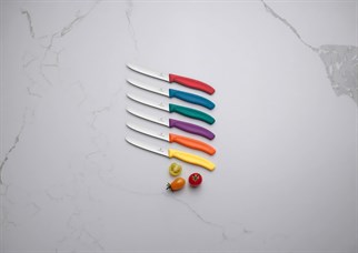 Victorinox SwissClassic Domates & Sosis Bıçak Kırmızı 11 Cm