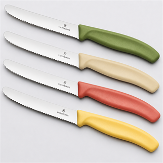 Victorinox SwissClassic Domates & Sosis Bıçak Şakayık Gülü 11 Cm