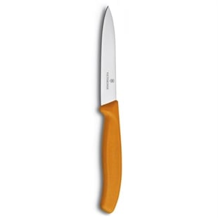 Victorinox SwissClassic Soyma Bıçak Turuncu 10 Cm
