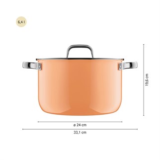 Wmf Fusiontec Tencere Seti 4 Parça Papaya Turuncu