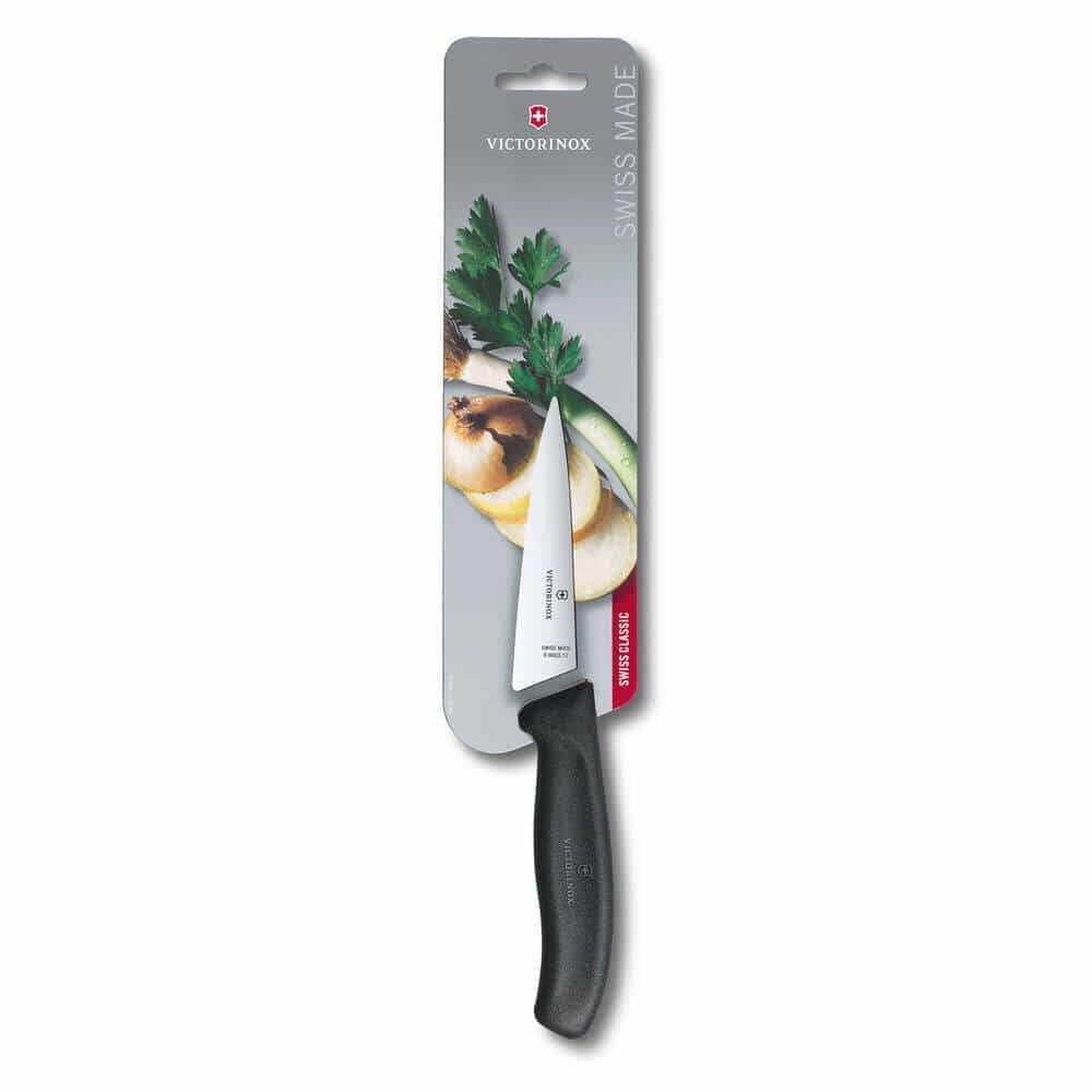 ​​​​​​​​​​​​​​​​​​​​​​​​​​​​​​​Victorinox Siyah Doğrama Bıçağı Blisterli Paket 12cm - 6.8003.12B