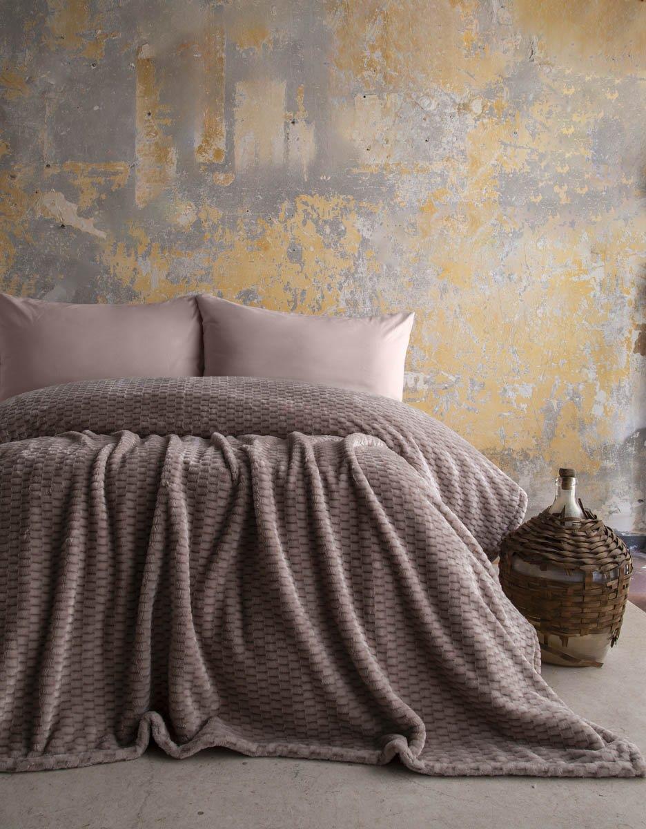 Apricitas Trusty Jakar Desenli Battaniye Vizon Çift Kişilik 200x220 Cm - AP15T71300145