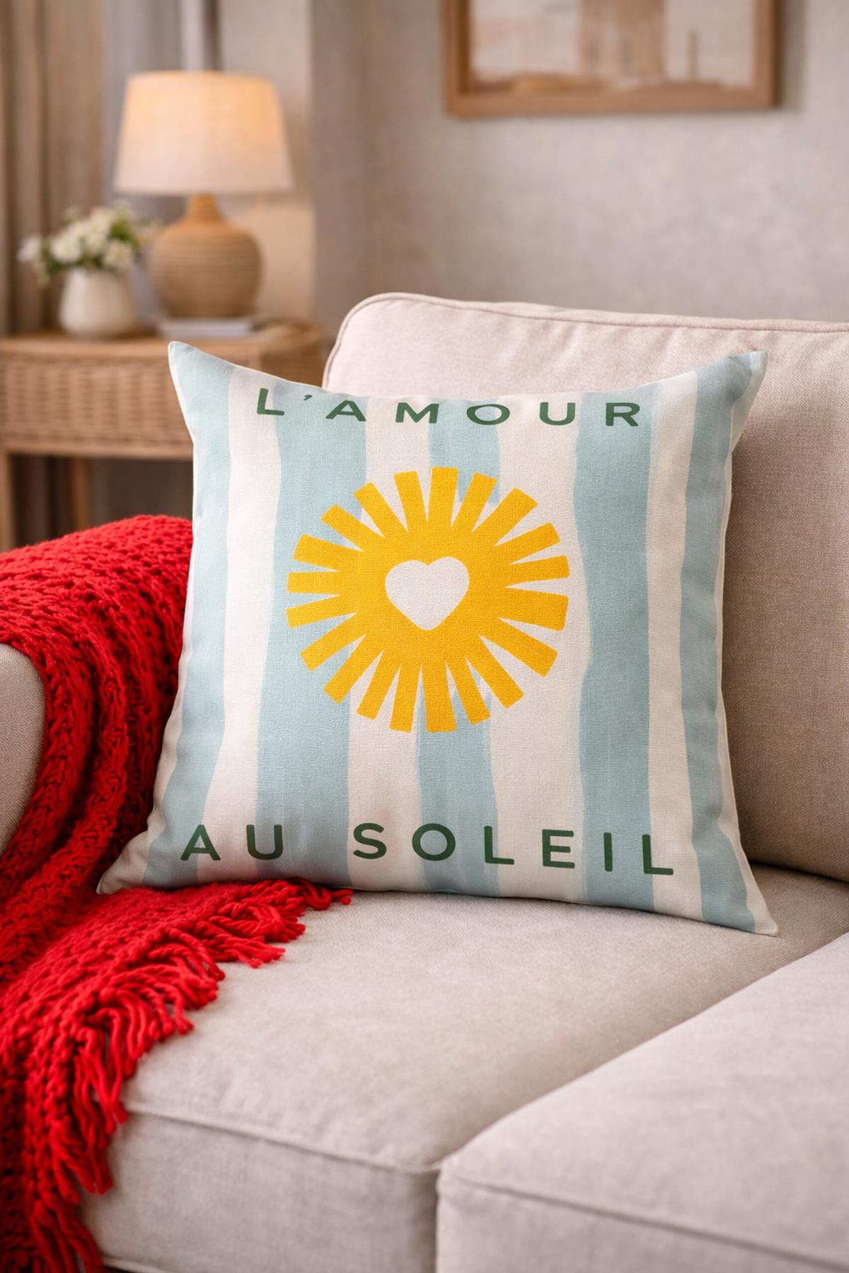 Arancione Co. Çift Tarafı Baskılı Kırlent Kılıfı 6AOD5