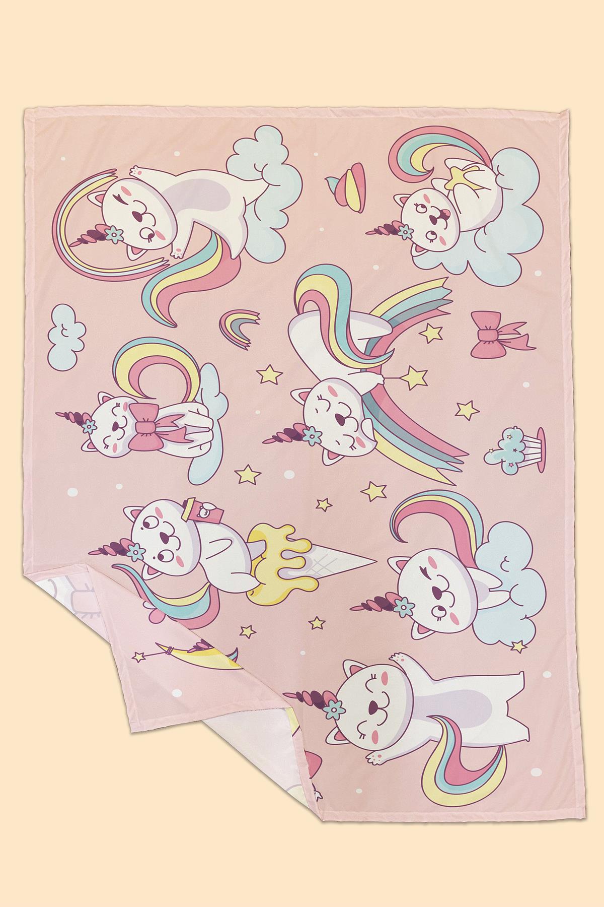 Arancione Co. Cat Walk Su Geçirmez, Yer/Mama Sandalyesi Altı, Aktivite, Yemek ve Oyun Örtüsü