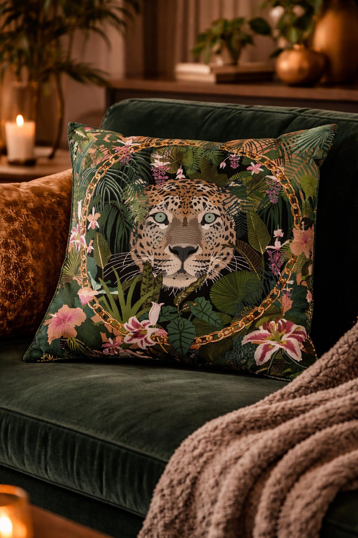 Arancione Co. Çift Tarafı Baskılı Kırlent Kılıfı 6AOD41