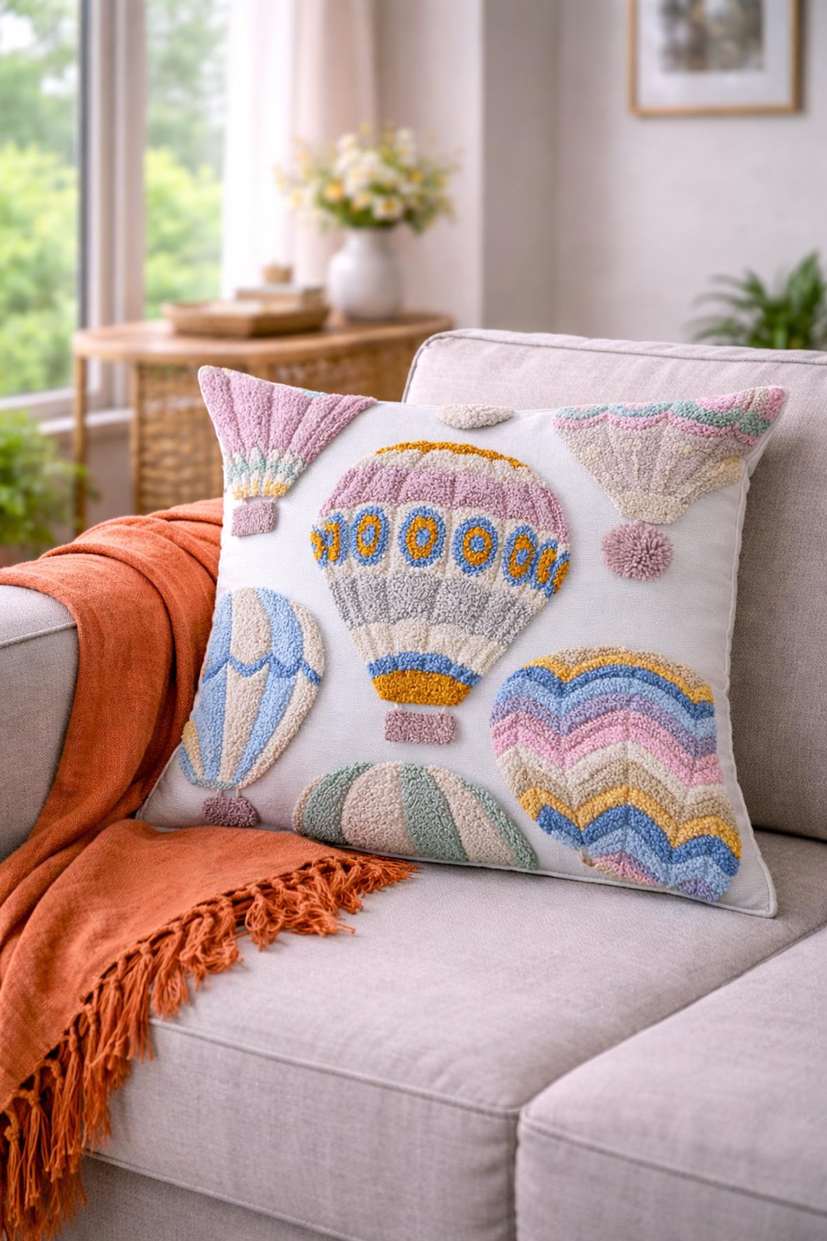 Arancione Co. Çift Tarafı Baskılı Kırlent Kılıfı 6AOD10