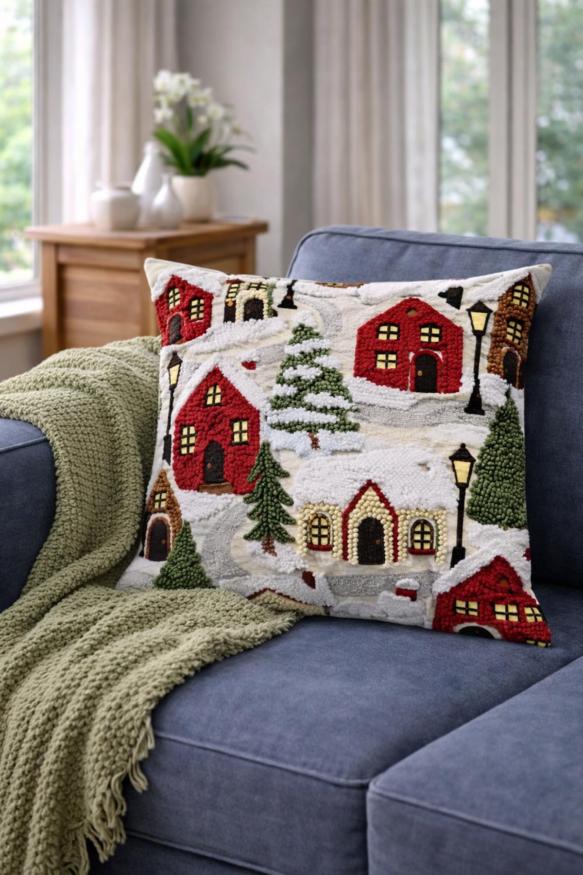 Arancione Co. Çift Tarafı Baskılı Kırlent Kılıfı 6AOD18