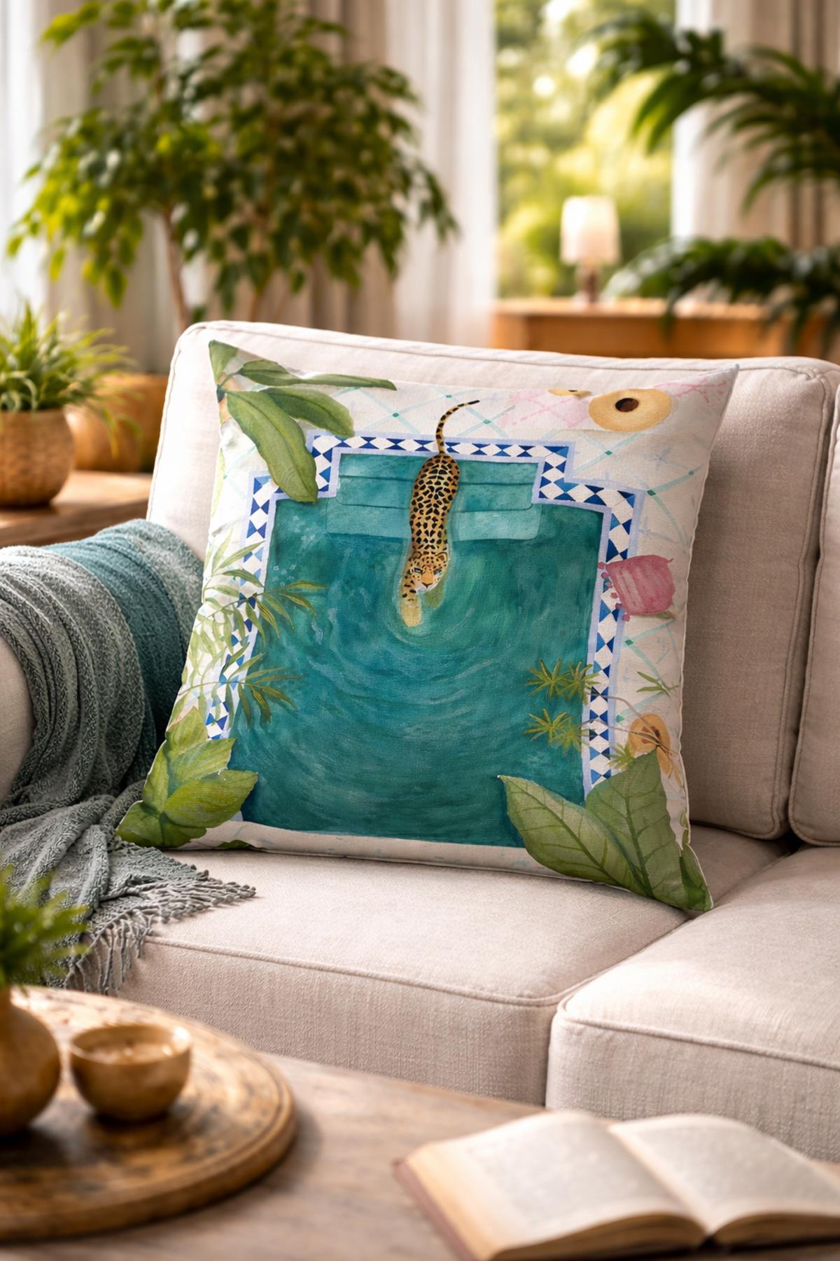 Arancione Co. Çift Tarafı Baskılı Kırlent Kılıfı 6AOD50