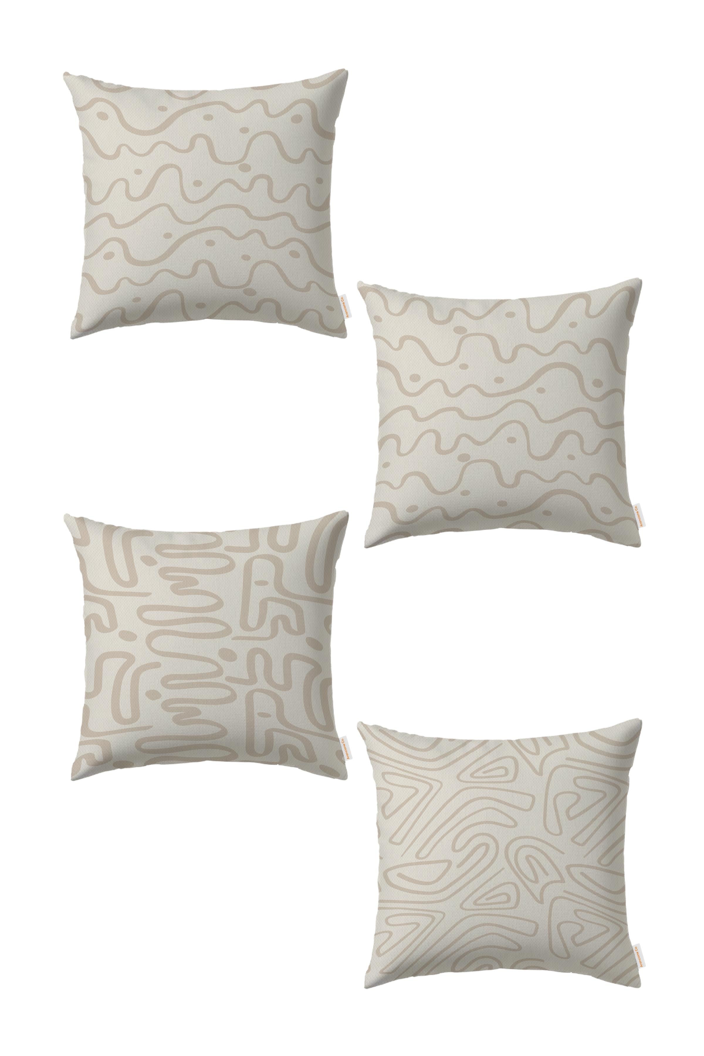 Arancione Co. Geometrik 4’lü Kırlent Ds2