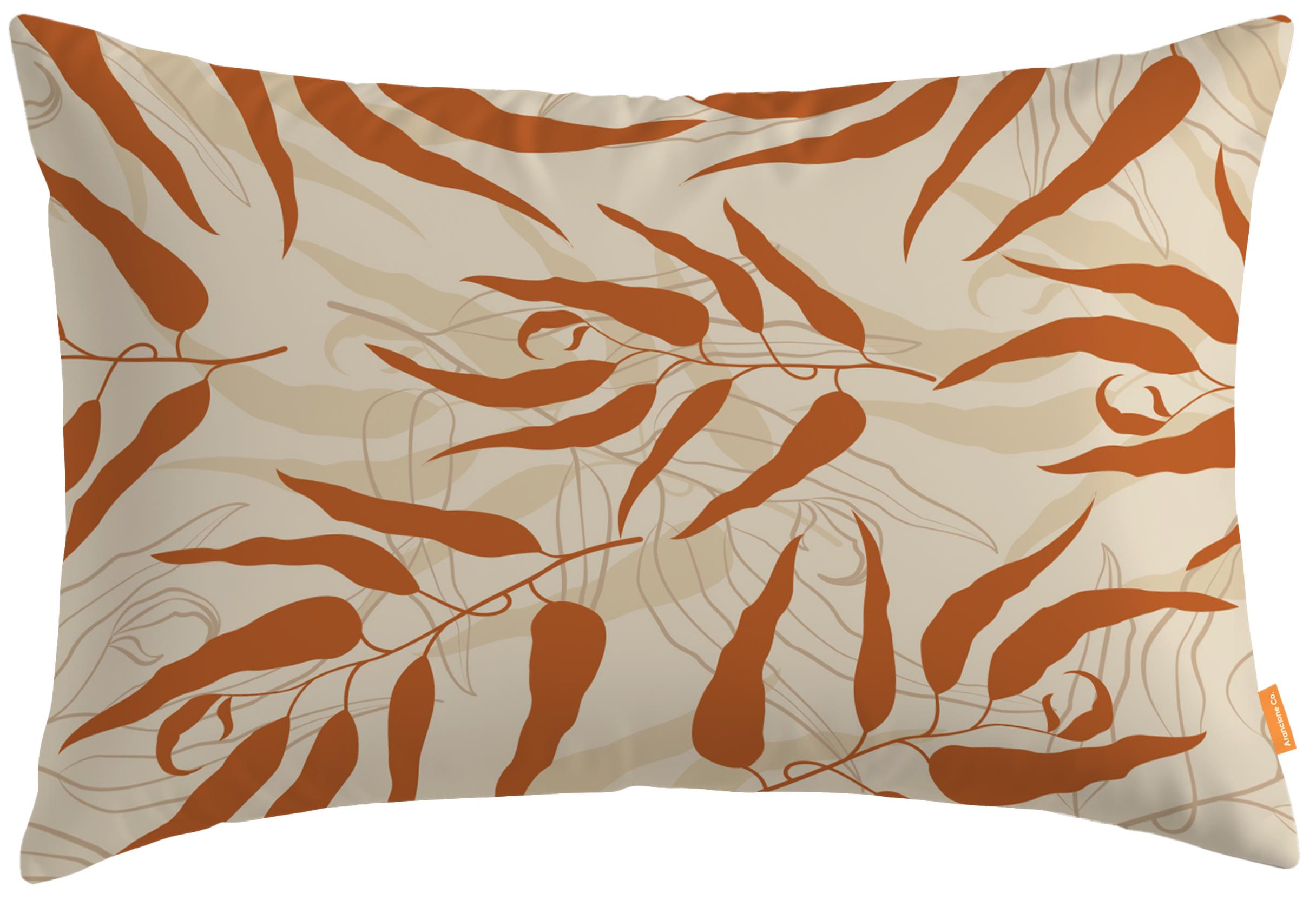 Arancione Co. Çiçek Dikdörtgen Kırlent Kılıf Ds20