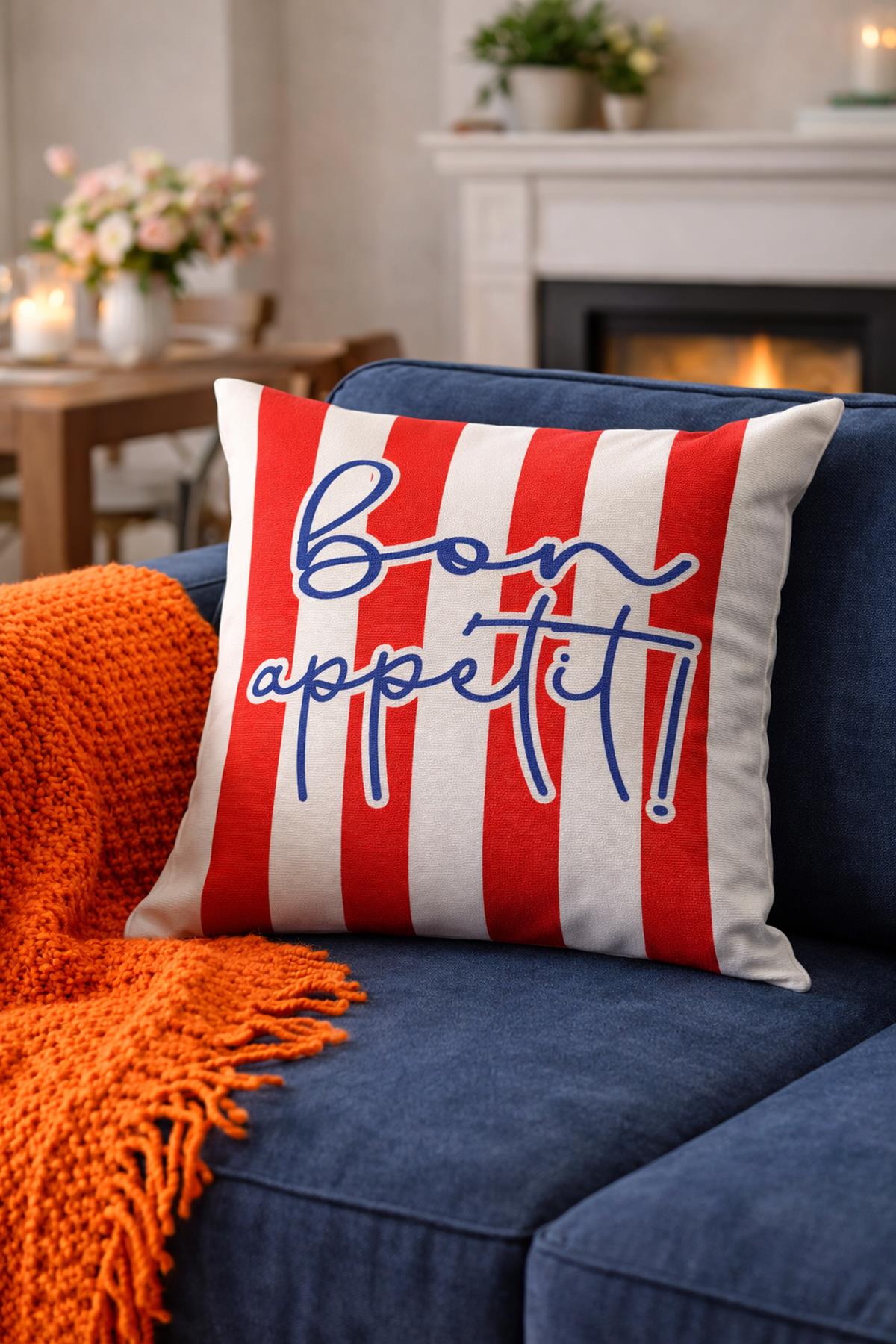 Arancione Co. Çift Tarafı Baskılı Kırlent Kılıfı 6AOD4