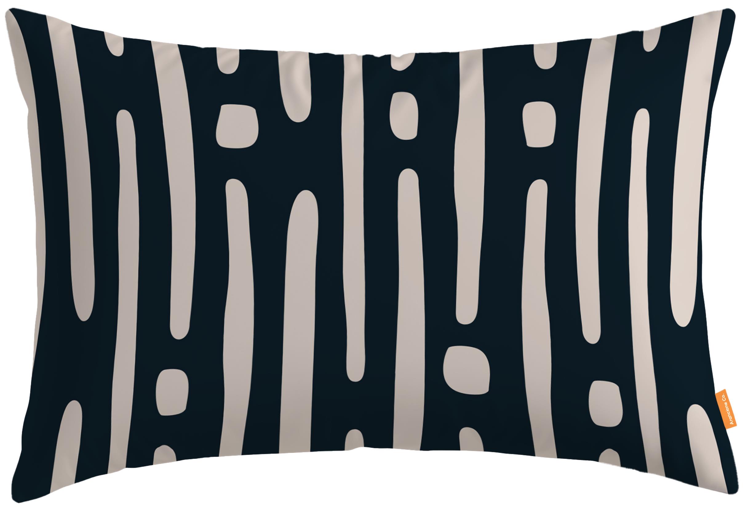 Arancione Co. Retro Dikdörtgen Kırlent Kılıf Ds2