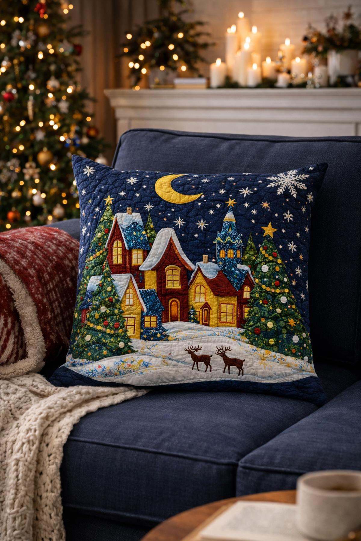 Arancione Co. Çift Tarafı Baskılı Kırlent Kılıfı 6AOD17