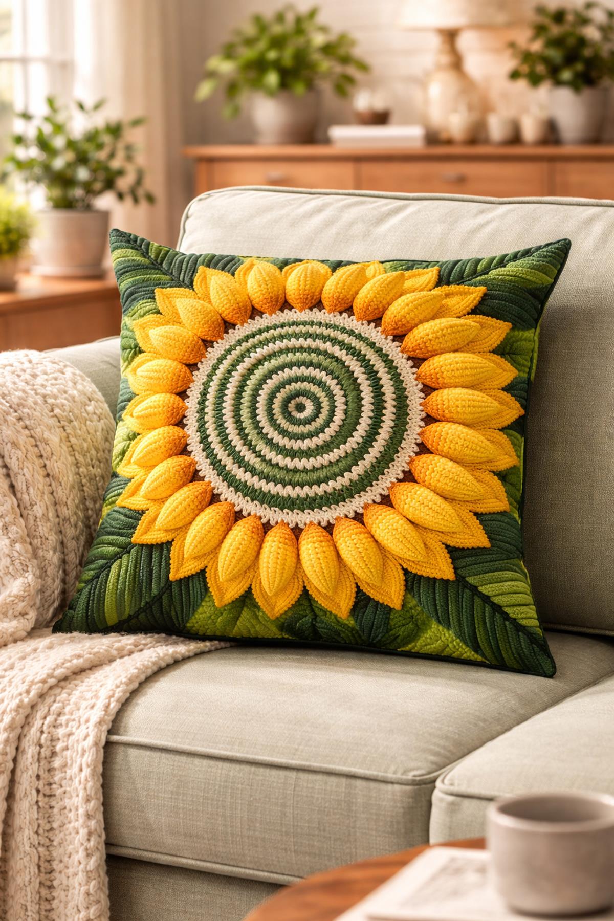 Arancione Co. Çift Tarafı Baskılı Kırlent Kılıfı 6AOD15