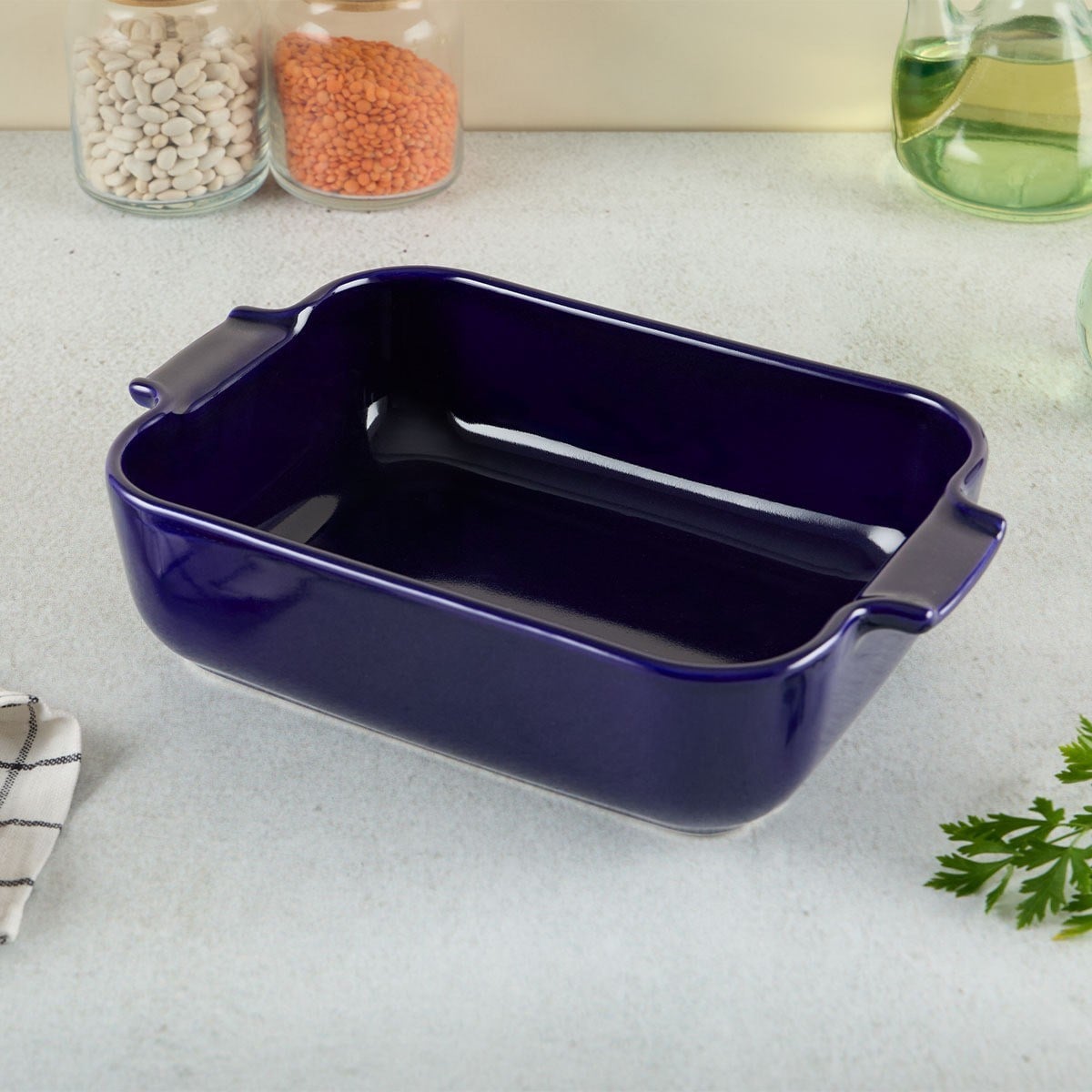Aryıldız Elissa Dikdörtgen Fırın Kabı Kobalt 25 Cm - 153AR303238