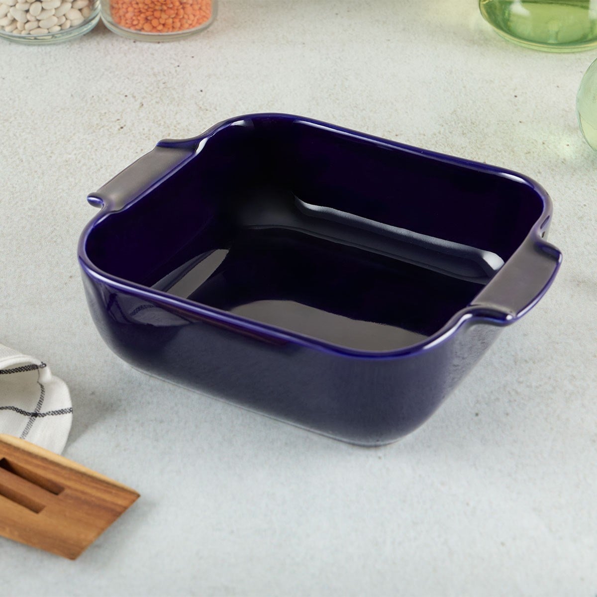 Aryıldız Elissa Kare Fırın Kabı Kobalt 21 Cm - 153AR303092