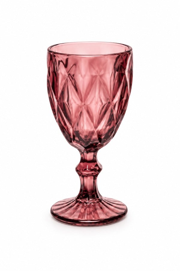 Bigatti Boldy 03 Ayaklı Bardak Pembe 300 Ml 6 Adet - BGT-9423