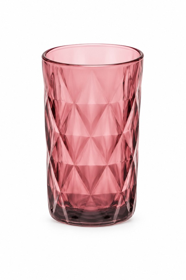 Bigatti Boldy 03 Meşrubat Bardak Pembe 350 Ml 6 Adet - BGT-9426