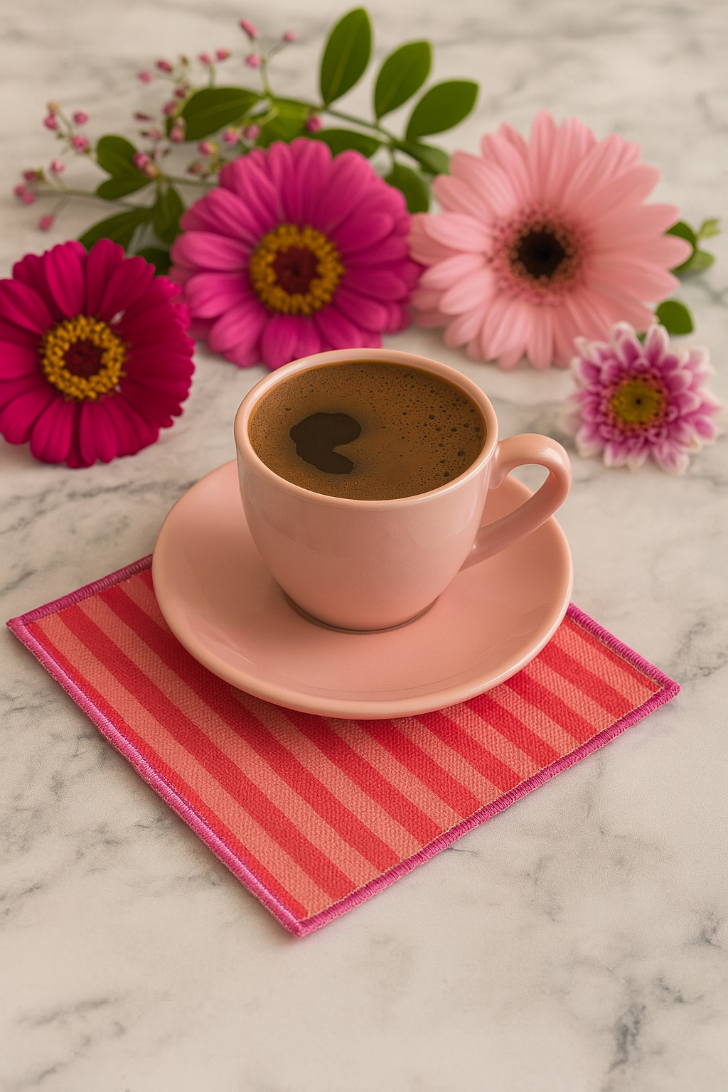 Evdek 2’li Dijital Baskılı Nakış Detaylı Kokteyl Peçete Ds13