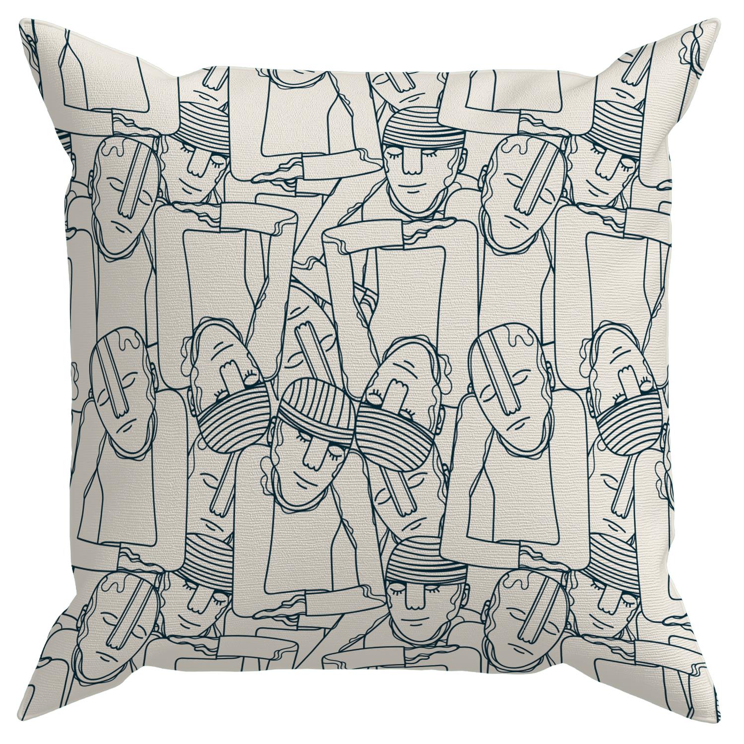 Evdek Abstract Kırlent Kılıf Ds60