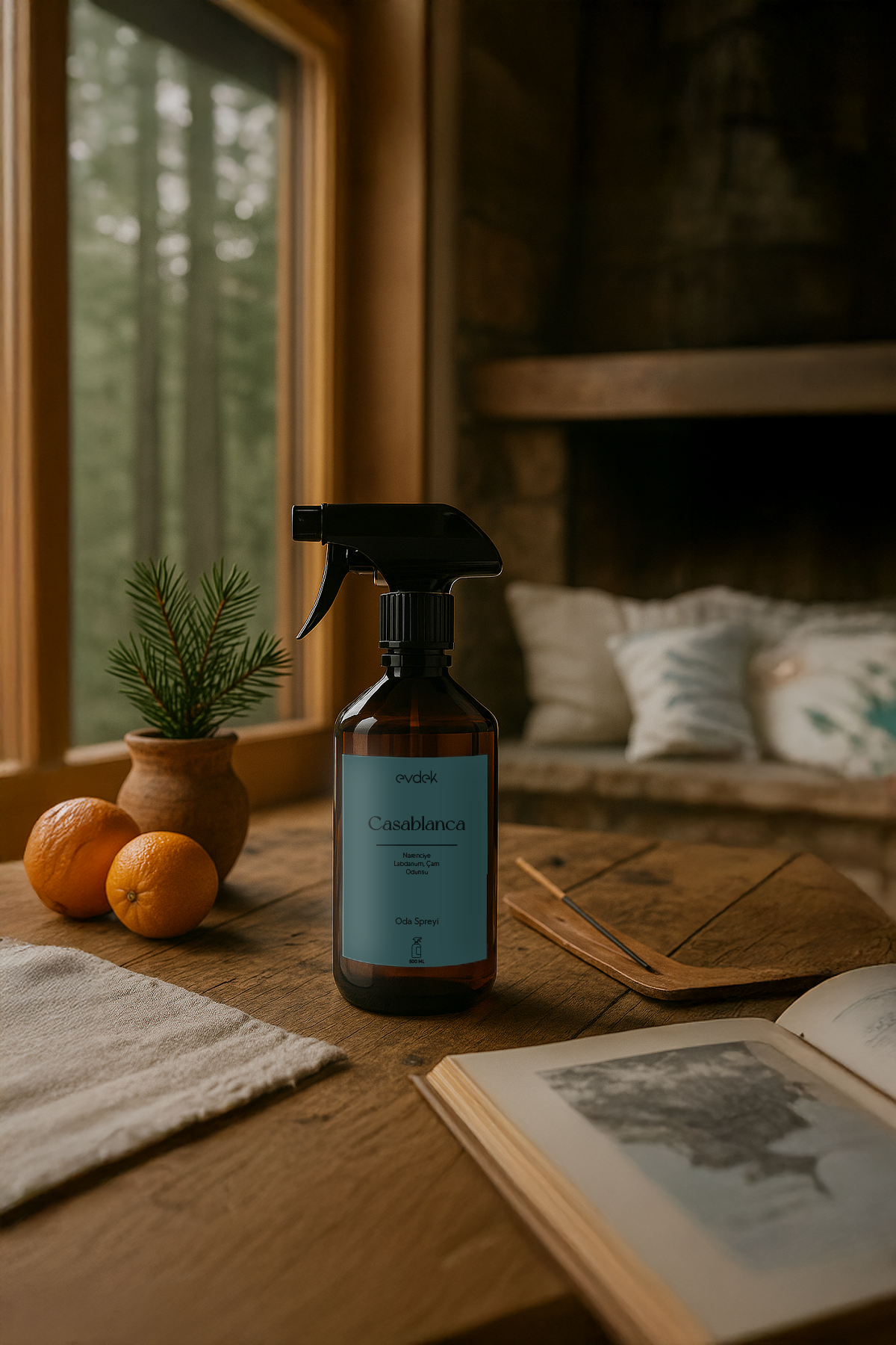 Evdek Casablanca Sprey Oda Kokusu 500 Ml
