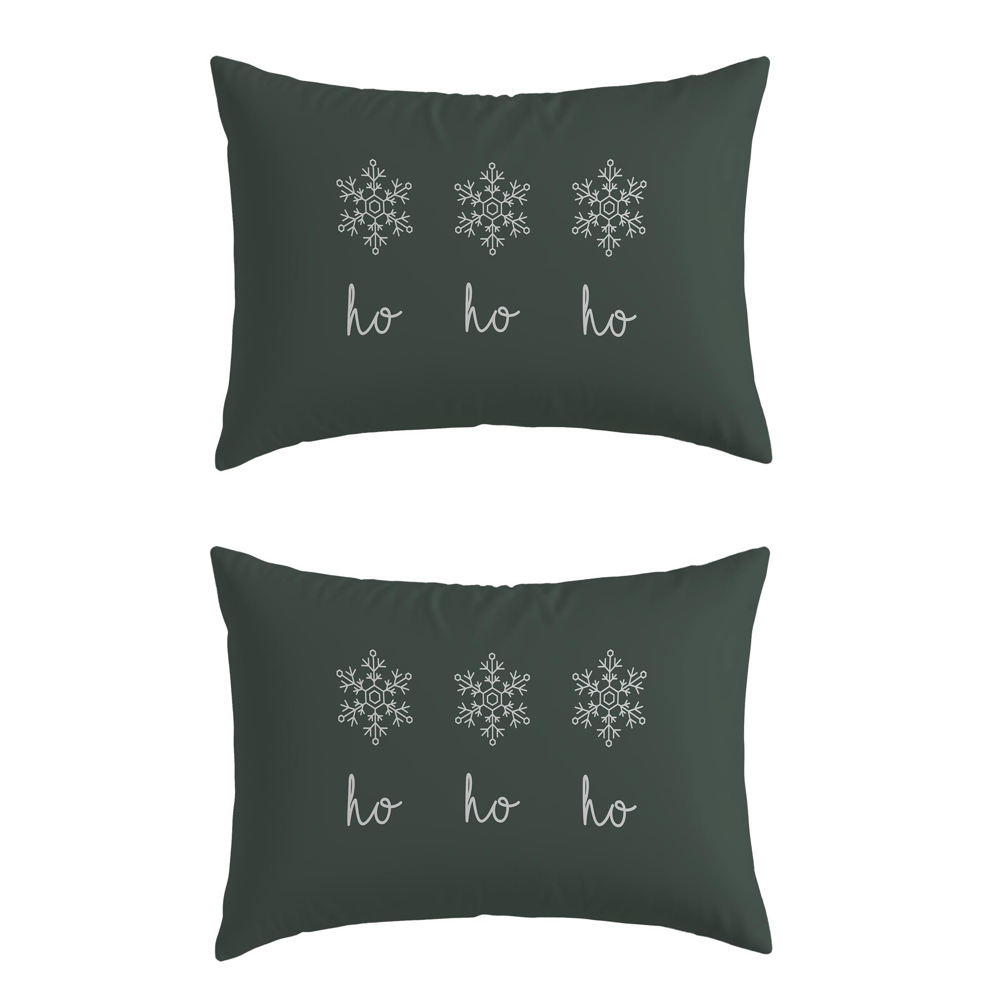 Evdek Christmas Çift Taraflı Dikdörtgen Kılıfı Ds10