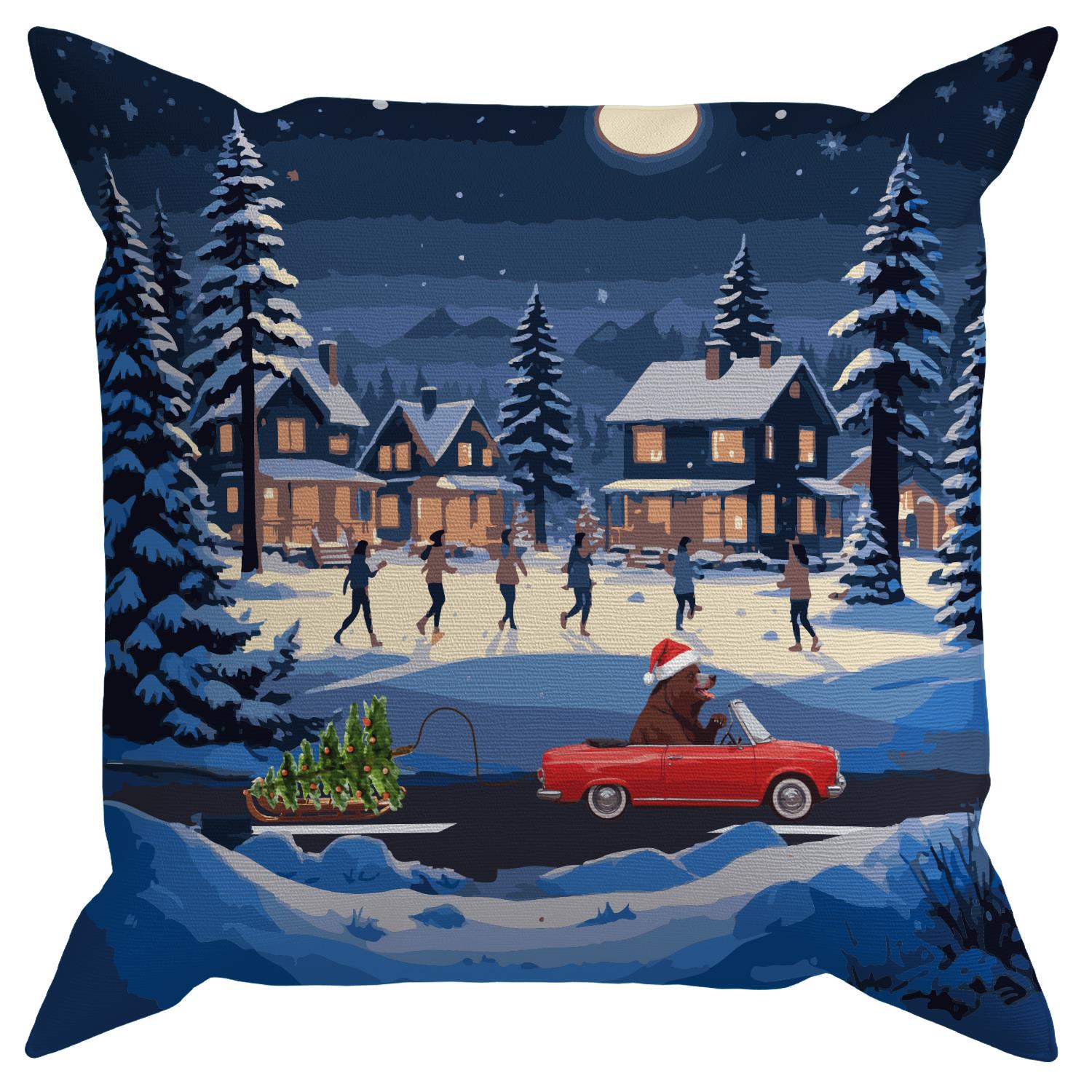 Evdek Christmas Kırlent Kılıfı Ds11