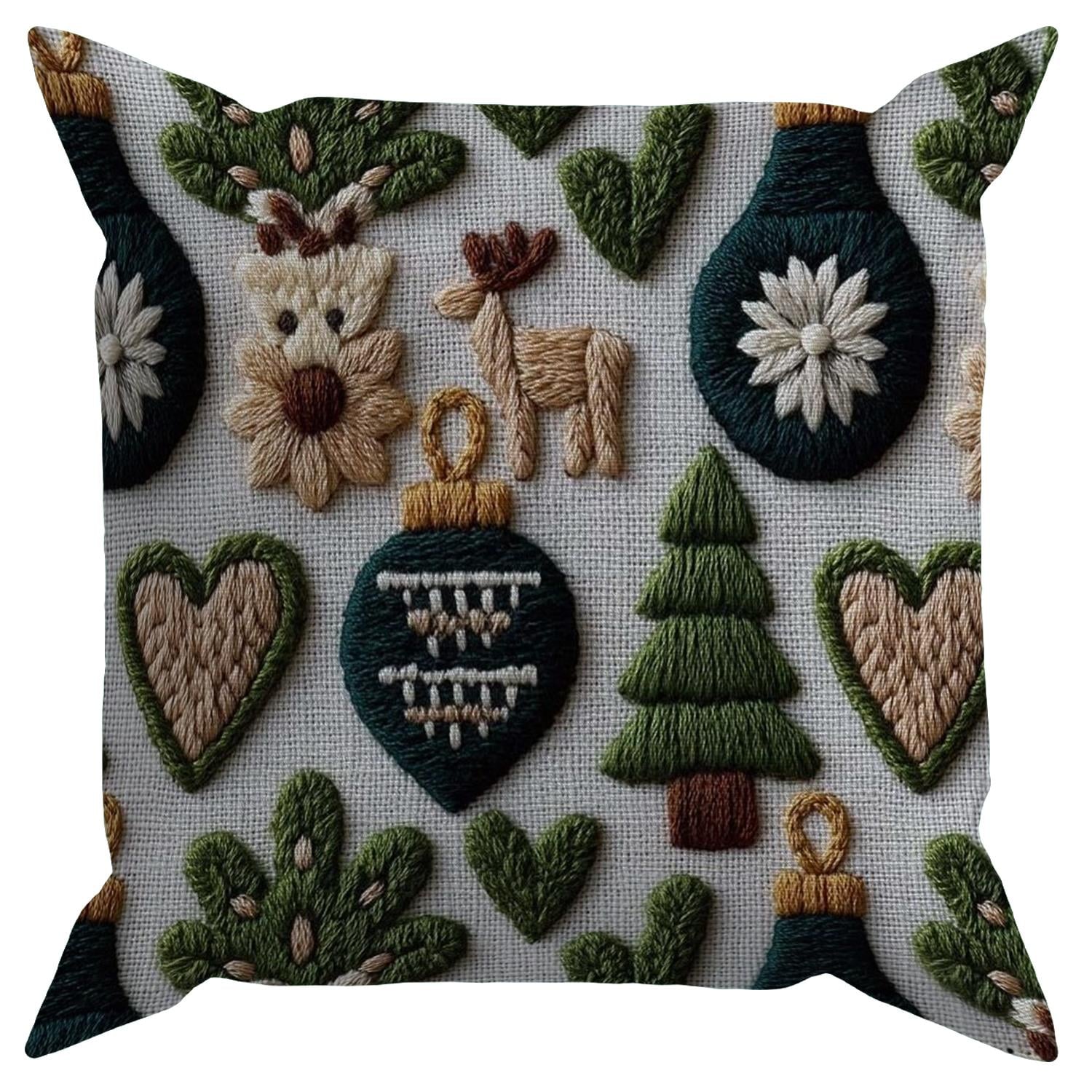 Evdek Christmas Kırlent Kılıfı Ds44