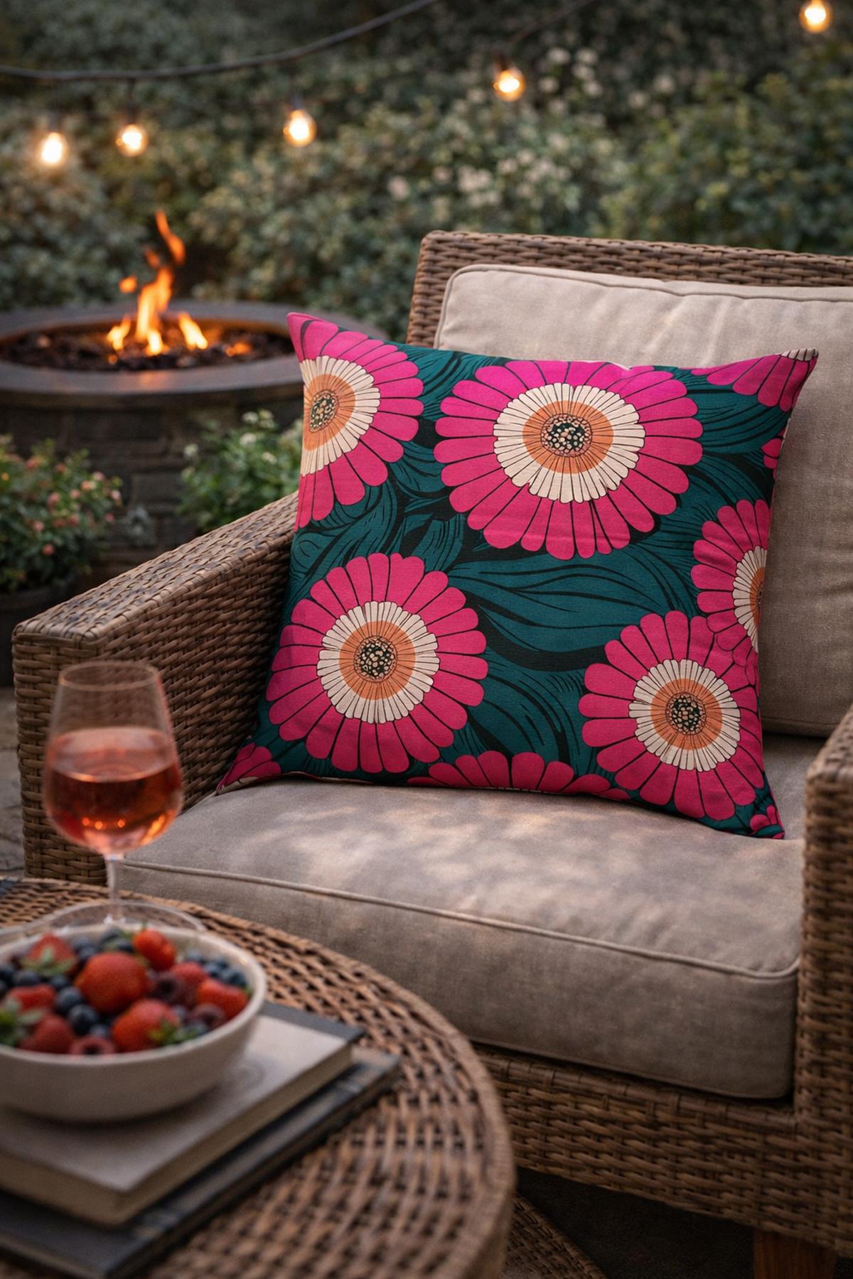 Evdek Çift Tarafı Baskılı Kırlent Kılıfı 6EOD9