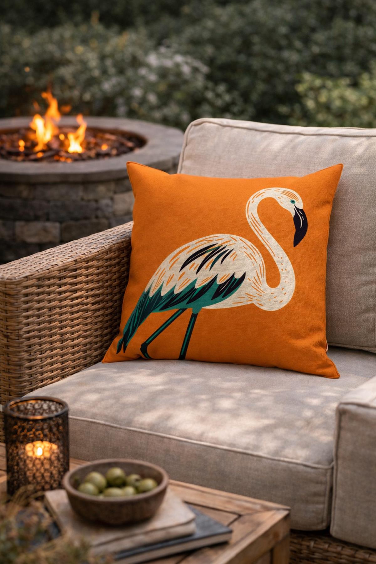 EVdek Çift Tarafı Baskılı Kırlent Kılıfı 6EOD6