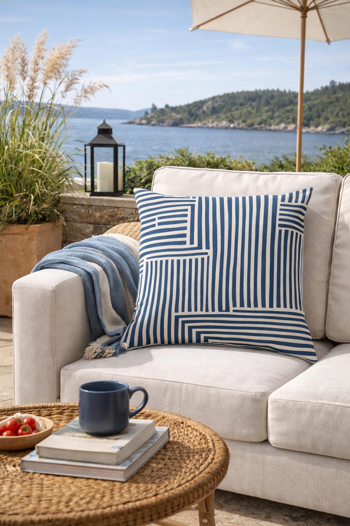 Evdek Çift Tarafı Baskılı Kırlent Kılıfı 6EBD47