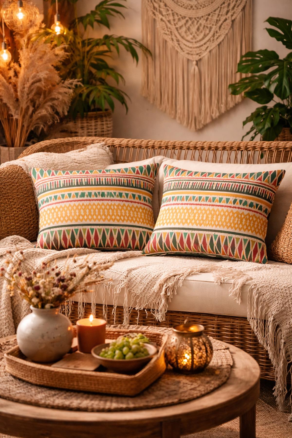 Evdek Çift Taraflı Dikdörtgen Kırlent Kılıf 2'li Ds40