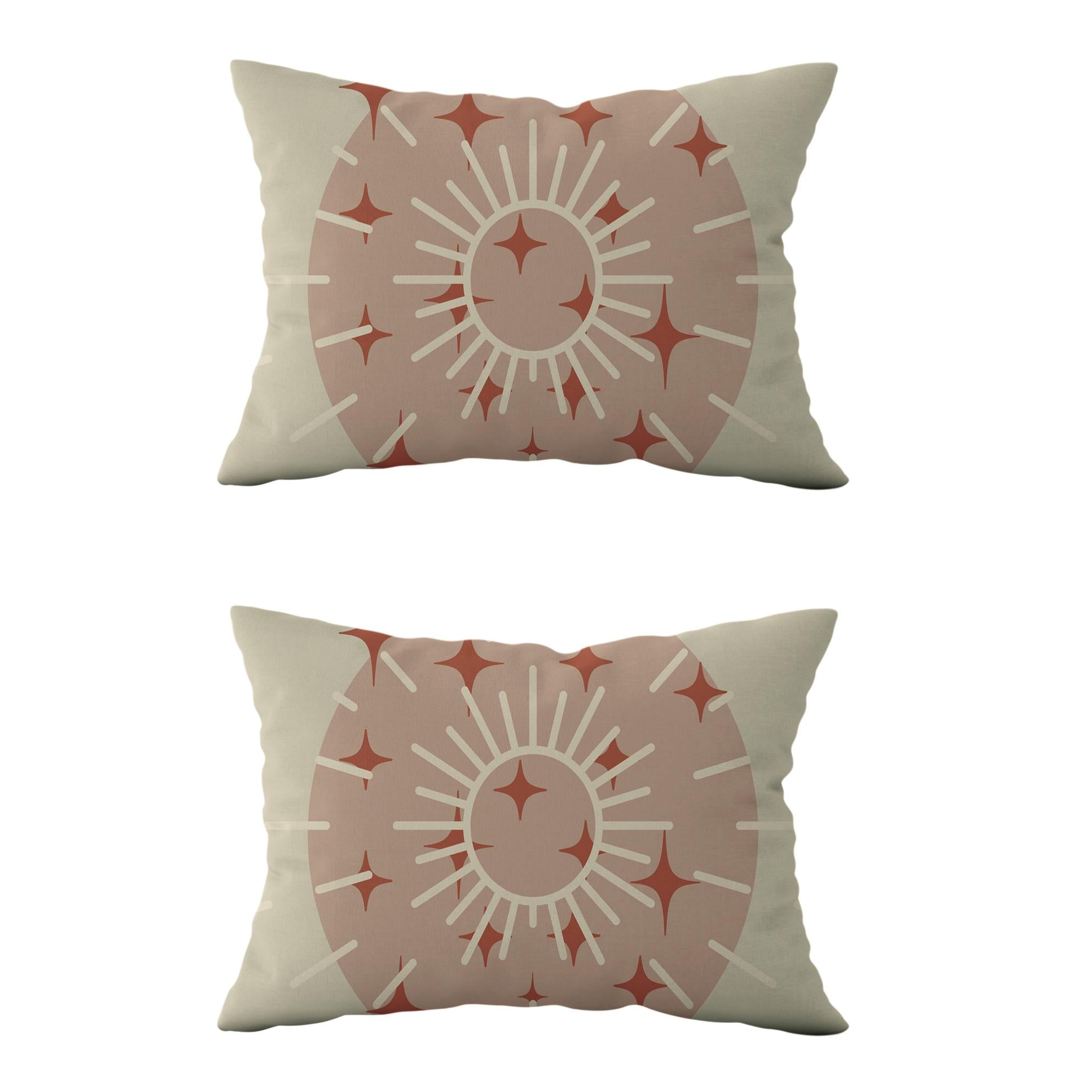 Evdek Çift Taraflı Dikdörtgen Kırlent Kılıf 2’li KL23