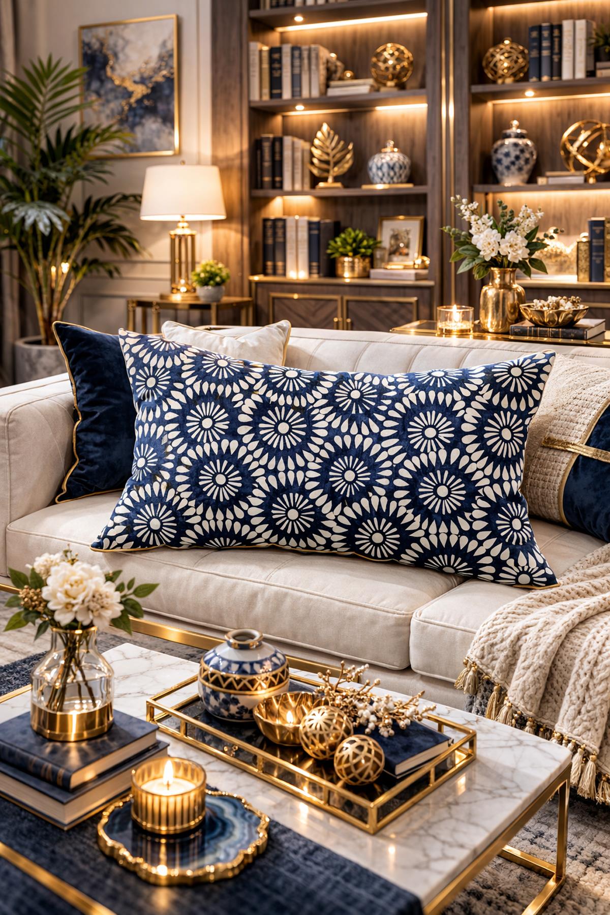 Evdek Çift Taraflı dikdörtgen Kırlent Kılıfı 6EMD23 - 7061396