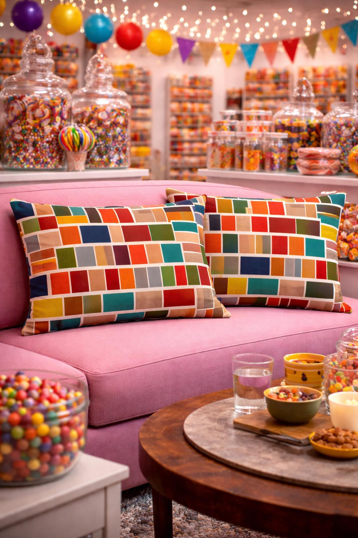 Evdek Çift Taraflı Dikdörtgen Kırlent Kılıf 2'li Ds112